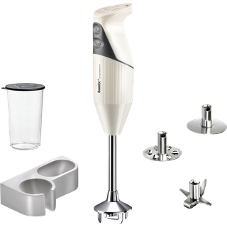 Mono D Stavblender 200 watt fra Bamix - Creme farve - Rustfrit stål 18/0/Nylon PA6