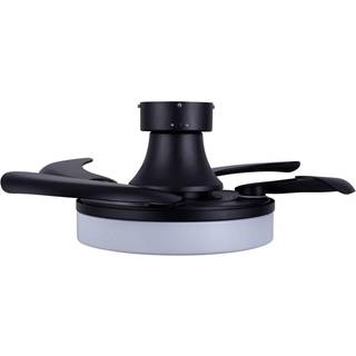 Beacon LED-loftventilator Fanaway Orbit sort 91 cm lydløs
