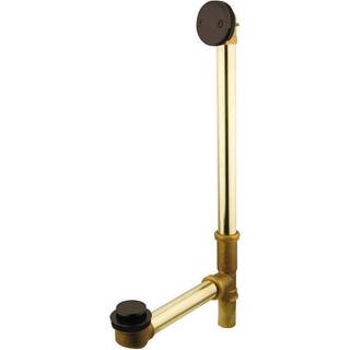 Kingston Brass DTT2185 18 in. Badaffald og overl?b med spids Toe Drain Oil Rubbed Bronze