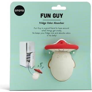 OTOTO - Lugtfjerner til køleskab - Fun Guy - Hvid/rød