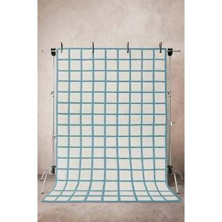 BERKEL uldtæppe 200x300 cm - Blå