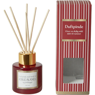 Da'core Duftpinde julehygge rød/guld 50 ml
