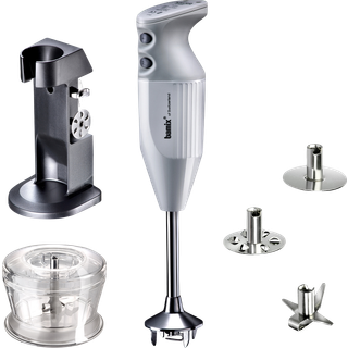 Deluxe C Stavblender 200 watt fra Bamix - Hvid farve - Rustfrit stål 18/0/Nylon PA6