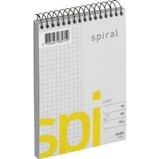 Bantex Spi Spiralblok | A6 | Kvadreret | 100 ark