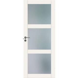 SWEDOOR Purity gw3L hvid rammedør m/ klart hærdet glas m9x21 ✓ På lager - klar til levering og afhentning
