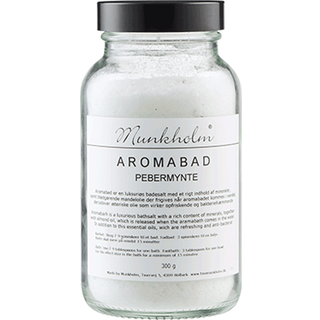 Munkholm badesalt med Pebermynte 300 g.