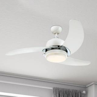 Westinghouse Simone ventilator, LED-pære, hvid