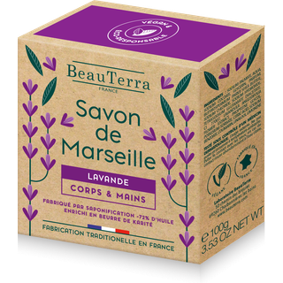 Beau Terra Marseille Solid Soap - Lavander 100 g