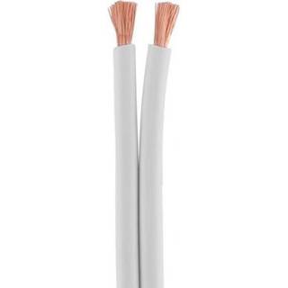 Proson Arctic 2x4.0 mm² hvid højttalerkabel, løbende meter
