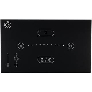 Systemline E50 Indbygningsforstærkerpanel Sort