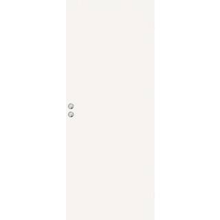 Swedoor skydedør Stable GW 825x2040x40 hvid glat not i bund+oval skål+trækring