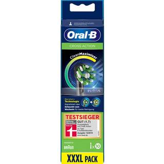 10 stk. Oral-B CrossAction CleanMaximiser BLACK Børstehoveder