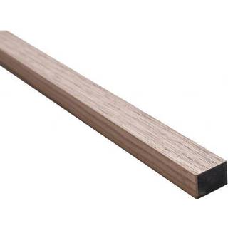 Afslutningsliste valnød ammerikansk ubehandlet t akustikpanel 19x27x2400mm sort mdf