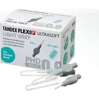 25 stk. Tandex Flexi ULTRASOFT Mellemrumsbørster 0.60 mm ISO 2 LIGHT Grey