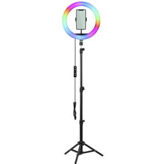 Dacota Platinum 10" RGB-ringlys med stativ & taske ➞ På lager - klar til levering