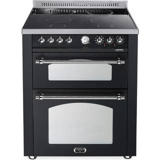 Lofra Komfur - Dolce Vita 70 cm (2 ovne) (Sort/Krom) Induktion
