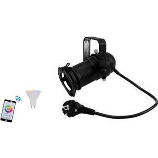 Eurolite Set PAR-16 Spot bk + LED GU10 RGB/WW/CW WiFi TILBUD NU