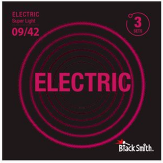 BlackSmith NW09423P Elguitar strenge 3pak.