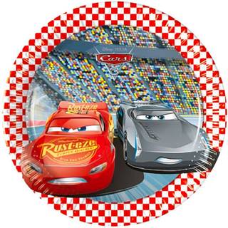 Cars 3 paptallerkner, 19,5 cm