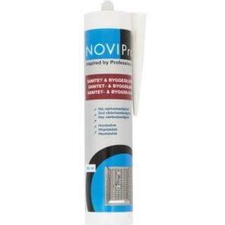 NOVIPRO sanitets- og byggesilikone grå - 300 ml