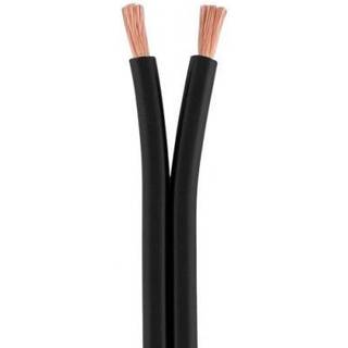 Proson Arctic 2x4.0 mm² sort højtalerkabel, løbende meter