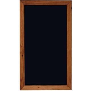 Sort kridttavle med 38 mm træramme, 60 x 80 cm