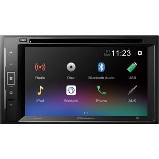 Pioneer AVH-A240BT, bilstereo med Bluetooth, DVD och 3 par lågnivå