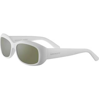 Serengeti Bianca Polarized SS008001 56 Solbriller Kvinder Hvid - Matte White - 56mm
