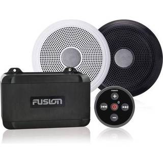 Marinestereopakke Fusion MSBB100 Blackbox, 12 V, 200 W, sort + 2 marinehøjttaler Fusion XS Classic 6.5", 200 W