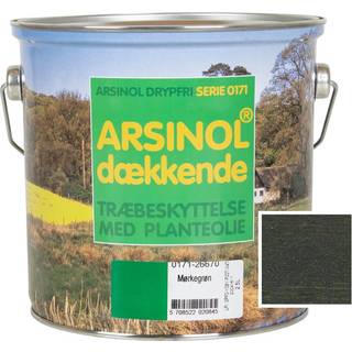 Arsinol træbeskyttelse dækkende 2,5 liter - mørkegrøn