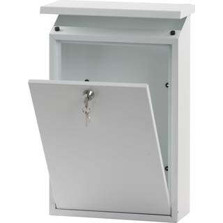 Postkasse, Toledon, 12x27x40cm, hvid