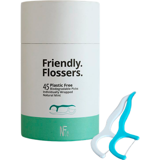 Natural Family Co. Friendly Flossers Tandstik (45 stk)