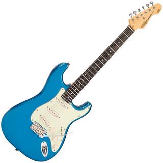 Vintage V6CAB Candy Apple Blue Elektrisk guitar