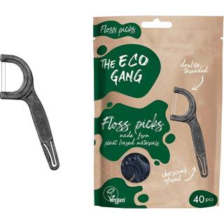 THE ECO GANG Dobbeltstrenget Charcoal Floss Picks