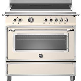 HER95I1EAVT Heritage induktionskomfur med ovn, 90 cm, cremehvid
