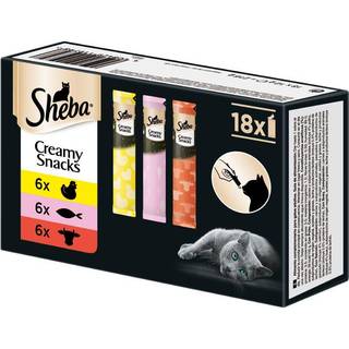 Sheba Creamy Snacks 3 varianter MSC Multipack 365.51 DKK/1 kg