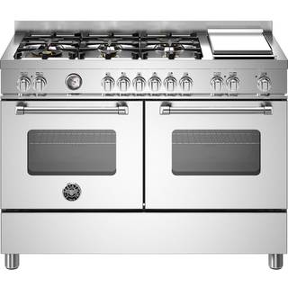 MAS126G2EXT Master gaskomfur med dobbelovn, 120 cm, rustfrit stål