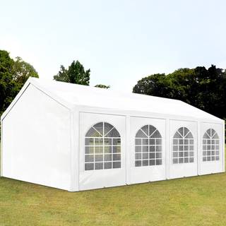 3x8m, Partytelt, PE-teltdug, hvid - (91105)