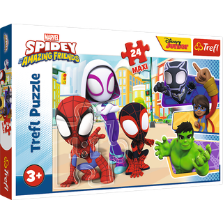 Trefl Puzzle - Spidey and his Amazing Friends - Spidey and his Friends (24 Maxi pieces) Floor