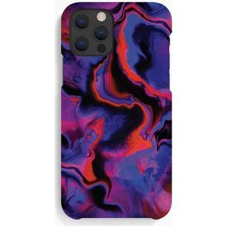 A Good Company iPhone 12/12 Pro Miljøvenligt Cover, Purple Red Marble