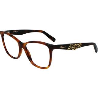 Ferragamo Kvinde SF2903 240 Optiske stel Acetat Havana Firkantet