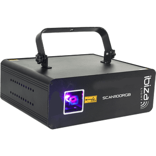 Ibiza Laserlys m. DMX og ILDA (RGB, 1100MW)