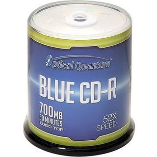 Optisk kvantebl? Azo CD-R 700MB 52x Recordable Media Disc til data og musik 100pk spindel frustration gratis boks