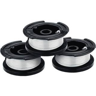 Black+Decker Weed Eater Spool Trimmer Line 3-Pack 30-Feet udskiftning Spole 0,065-tommer Diameter Line (AF1003ZP)