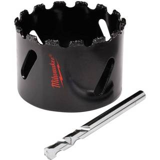 Milwaukee 49-56-0456 Hole så 2-1/2 """" Carbide Grit W/Pilot Bit