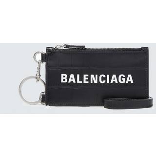 Balenciaga Cash card case on keyring - black - One Size