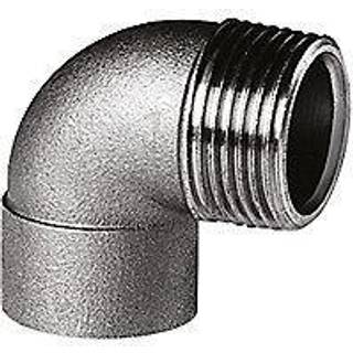 Lodde vinkel 1/2" - 12 mm 90° med rørgevind nippel og loddemuffe