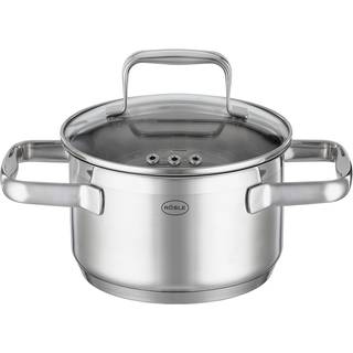 Rösle Charm Kochtopf 16 cm - Edelstahl - Silber