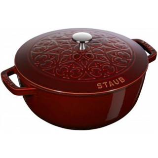 Cocotte-gryde, støbejern, 24 cm / 3,6 L, Grenadine - Staub