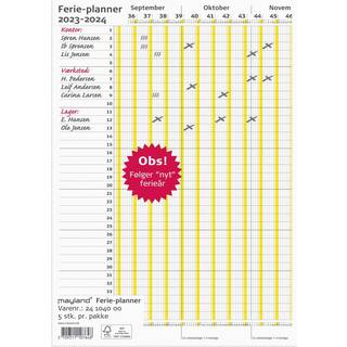 Mayland Ferie Planner 2023/2024